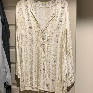 Snakeskin Patterned Tunic